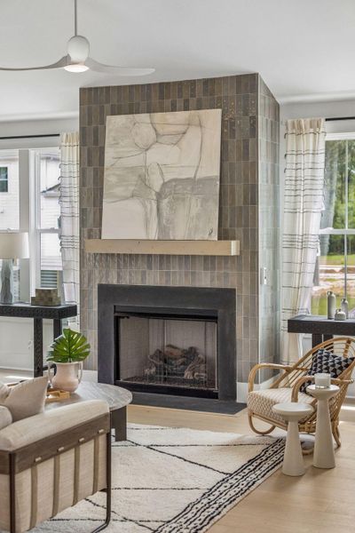 Furnished interior view inside a new home in Miller's Crossing, Johns Island (Image 19).