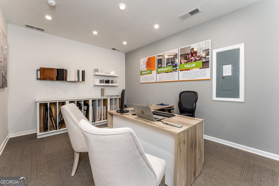 Furnished interior view inside a new home in Stonebridge North, Macon (Image 10).
