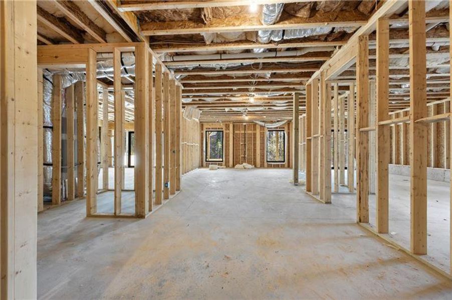 In-progress construction of a new home in , Sandy Springs, GA (Image 52).