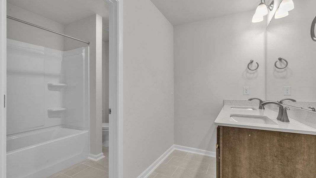 Furnished interior view inside a new home in Horton Park, Apex (Image 8).