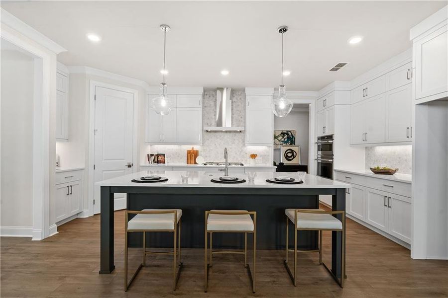 Furnished interior view inside a new home in Promenade at Sawnee Village, Cumming (Image 4).