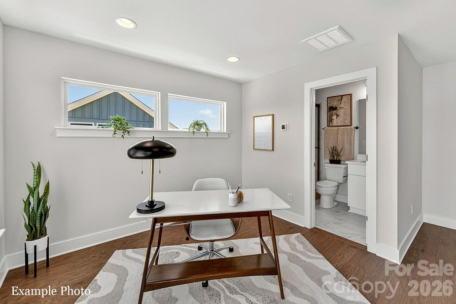 Furnished interior view inside a new home in , Charlotte (Image 9). Furnished interior view inside a new home in , Charlotte (Image 9).