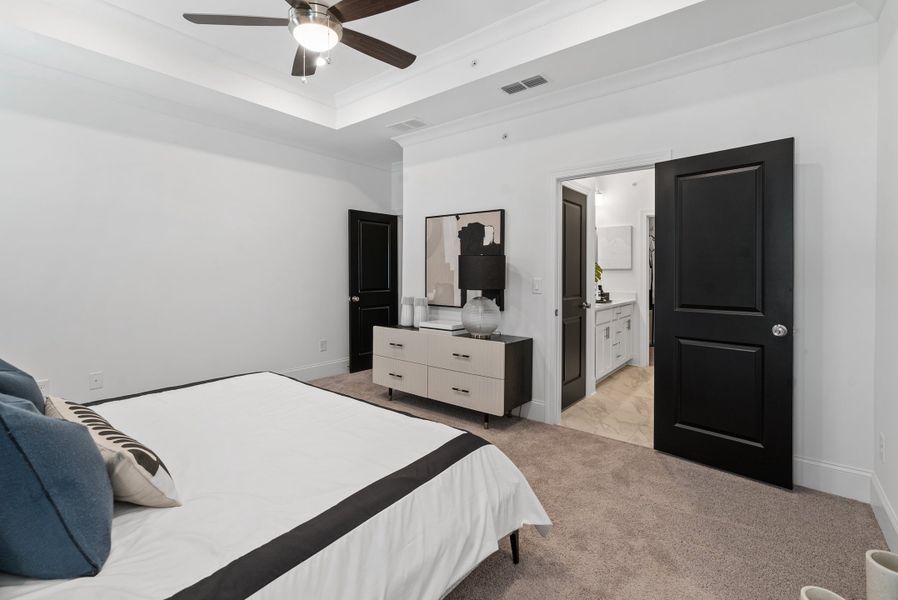 Representative furnished interior of a home built from the The Barnsley I by The Providence Group in IveyBrooke, Alpharetta (Image 36).