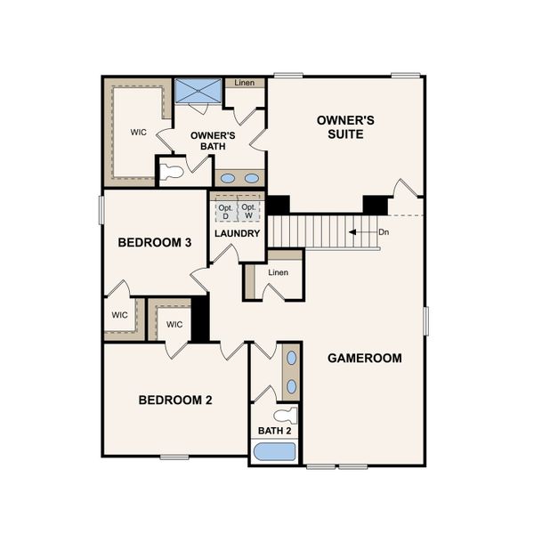 2D floor plan layout of this home in Canebrake at Hickory Hills, Old Hickory, TN (Image 3). 2D floor plan layout of this home in Canebrake at Hickory Hills, Old Hickory, TN (Image 3).