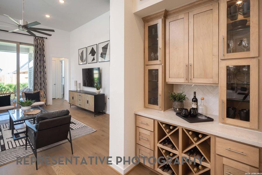 Furnished interior view inside a new home in The Ranches at Creekside, Boerne (Image 8).