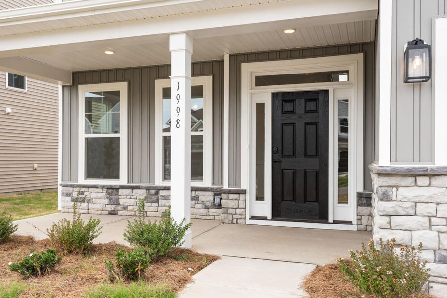 Exterior details and patio area of a home in Monterra, Kernersville (Image 2). Exterior details and patio area of a home in Monterra, Kernersville (Image 2).