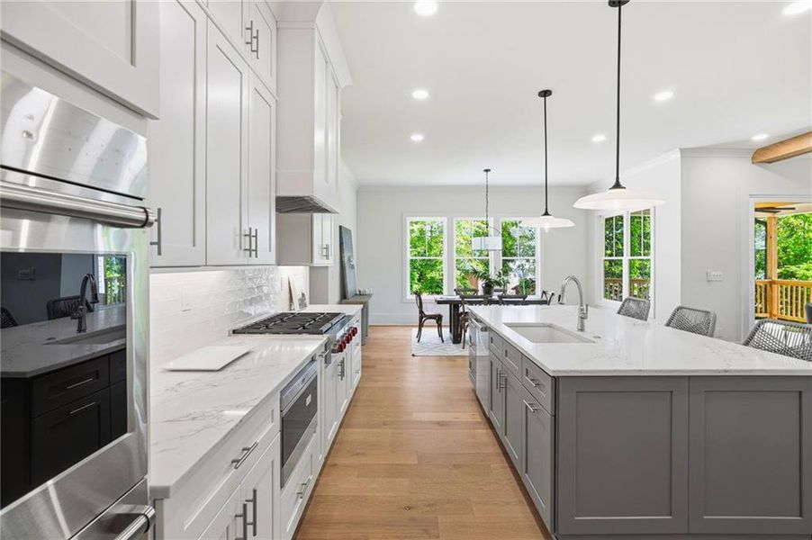 Furnished interior view inside a new home in , Atlanta (Image 11).