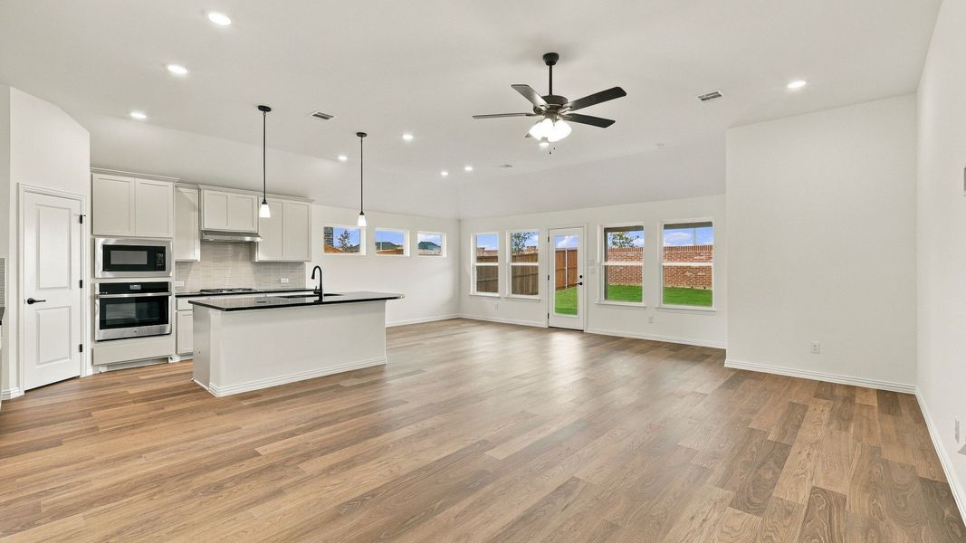 Furnished interior view inside a new home in Wildflower Ranch, Justin (Image 19). Furnished interior view inside a new home in Wildflower Ranch, Justin (Image 19).