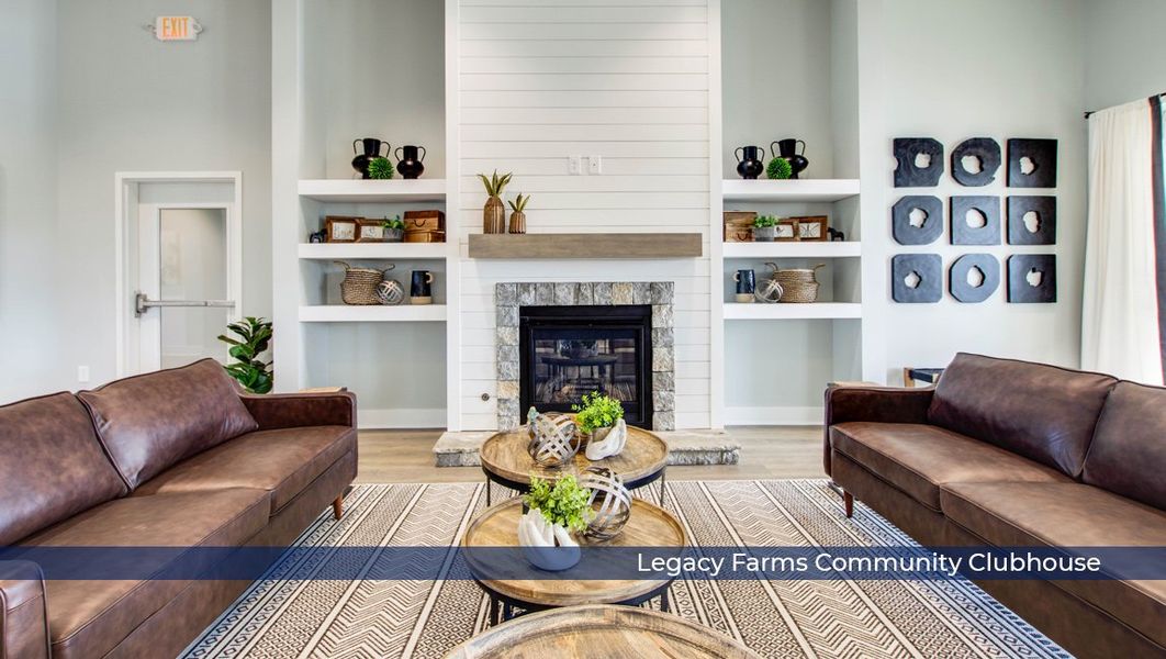 Furnished interior view inside a new home in Legacy Farms, White House (Image 19).