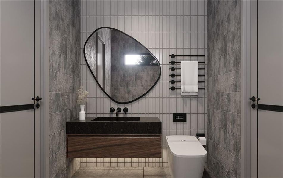 Furnished interior view inside a new home in , Fairburn (Image 11).