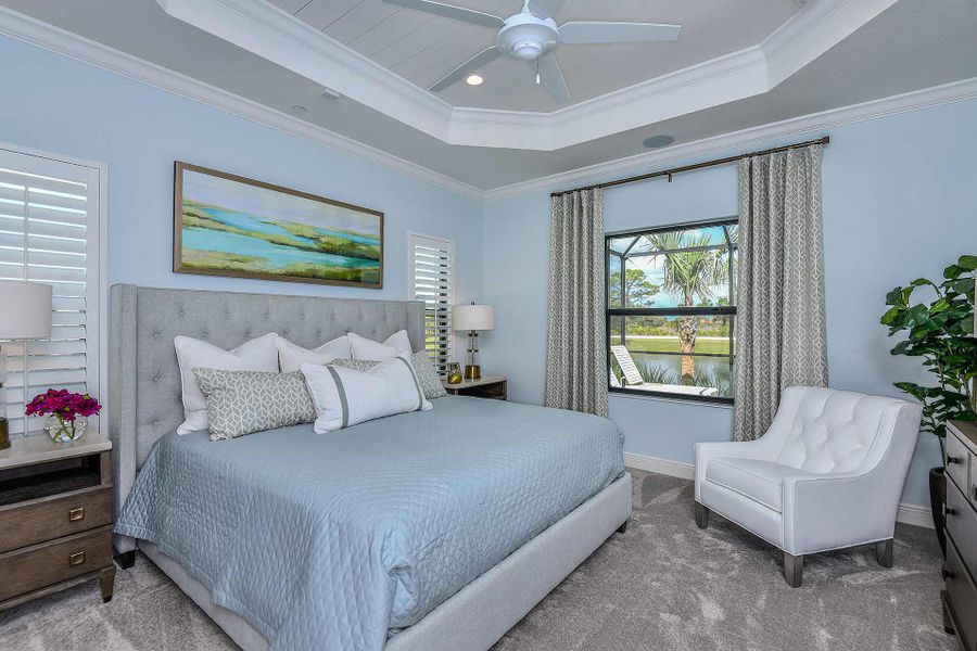 Representative furnished interior of a home built from the Starlight 2 by Neal Communities in Tide Marsh, Fort Myers (Image 16).