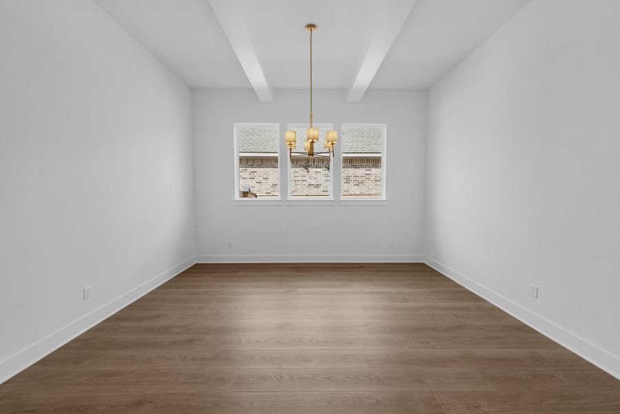 Spacious, unfurnished interior of a new home in Bridgeland, Cypress (Image 35).