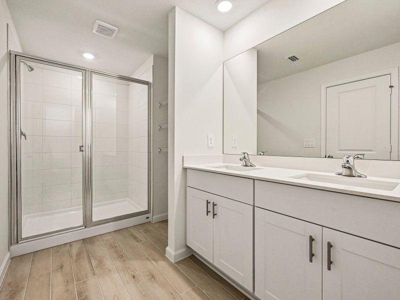 Furnished interior view inside a new home in Tidewater, Fort Pierce (Image 9).