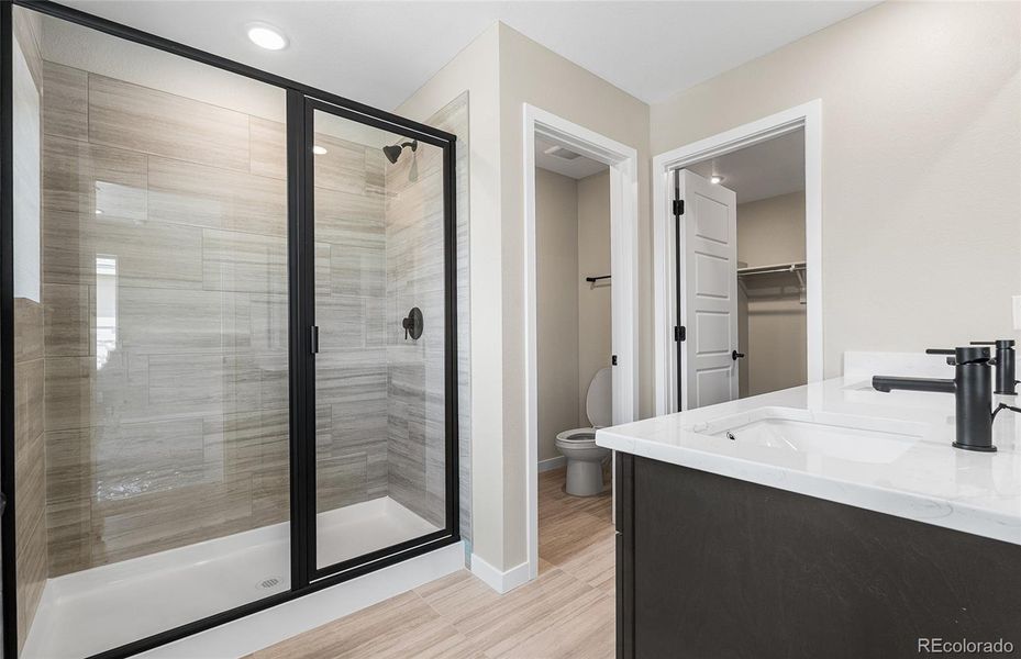 Furnished interior view inside a new home in Painted Prairie, Aurora (Image 4).