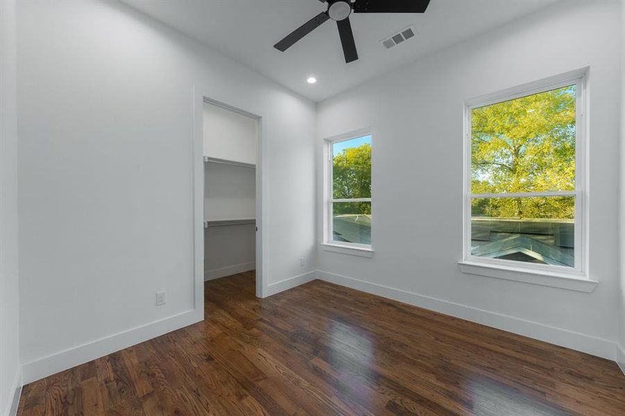 Upstairs bedroom. Upstairs bedroom.