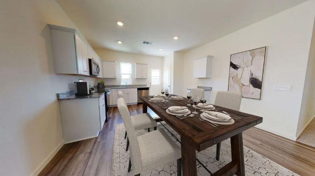 Open Concept Floorplan - Dining & Kitchen - Representative Photo