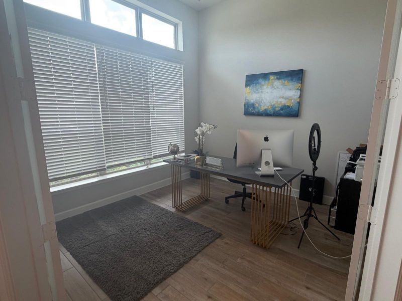 Furnished interior view inside a new home in Legacy Prairie at Katy Court, Katy (Image 10).