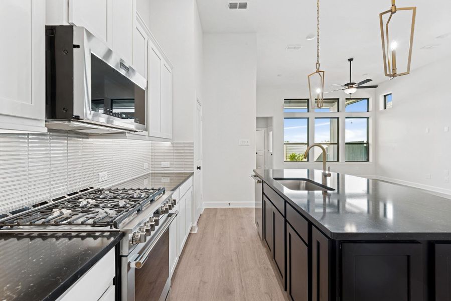 Furnished interior view inside a new home in Pomona 45' Homesites, Manvel (Image 13). Furnished interior view inside a new home in Pomona 45' Homesites, Manvel (Image 13).