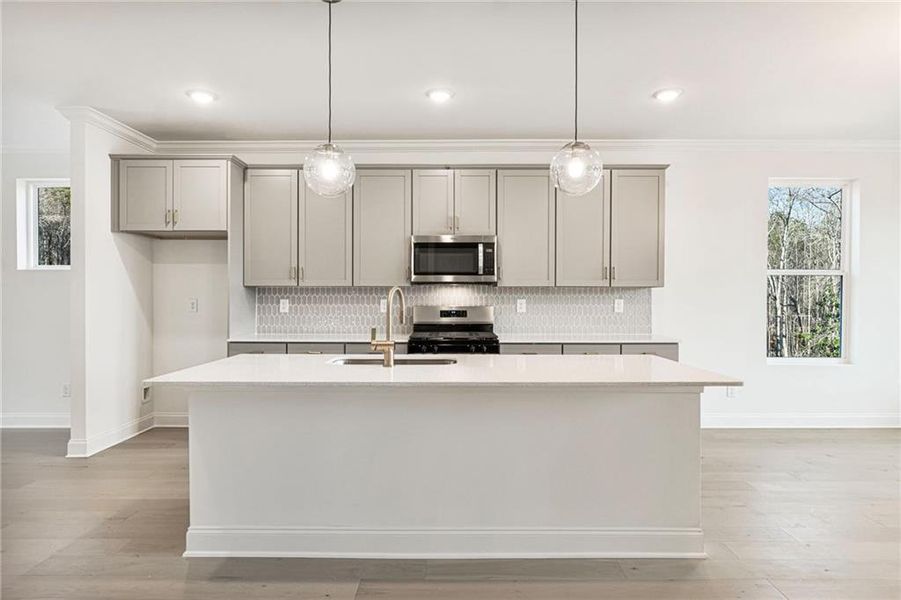Furnished interior view inside a new home in , Sugar Hill (Image 16).