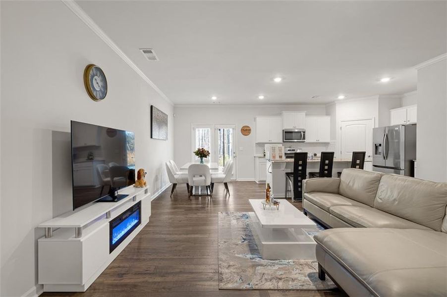 Furnished interior view inside a new home in , Buford (Image 6).