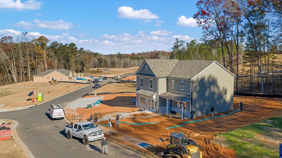 In-progress construction of a new home in South Wind, Union City, GA (Image 25).