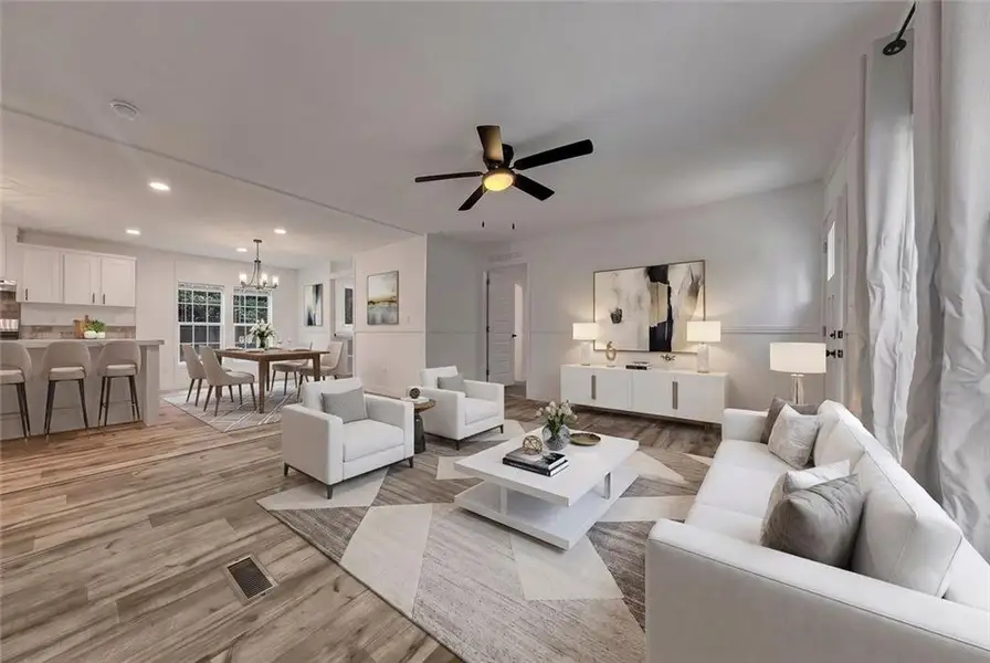 Furnished interior view inside a new home in , Maysville (Image 7).