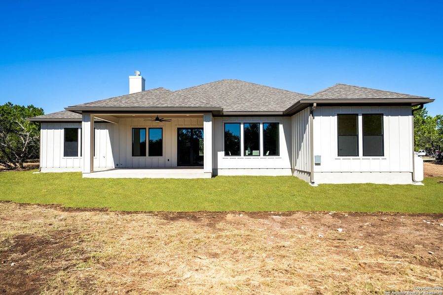 Exterior details and patio area of a home in , Bandera (Image 26).