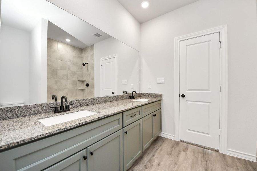 Furnished interior view inside a new home in The Enclave at Spring Branch, Montgomery (Image 7). Furnished interior view inside a new home in The Enclave at Spring Branch, Montgomery (Image 7).