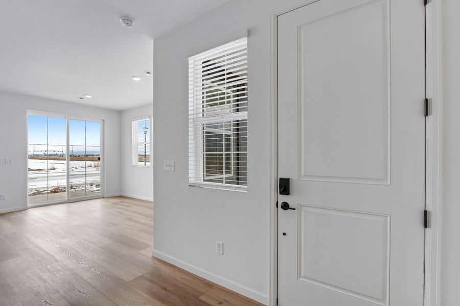 Representative unfurnished interior of a home built from the C by Tri Pointe Homes in Westside Crossing, Berthoud (Image 11). Representative unfurnished interior of a home built from the C by Tri Pointe Homes in Westside Crossing, Berthoud (Image 11).