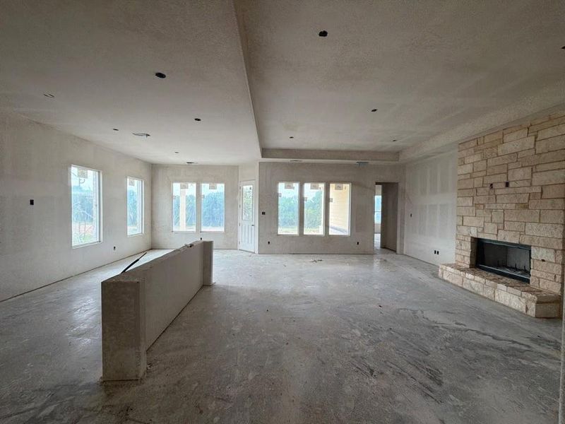 In-progress construction of a new home in Eagle Ridge Estates, Weatherford, TX (Image 5).