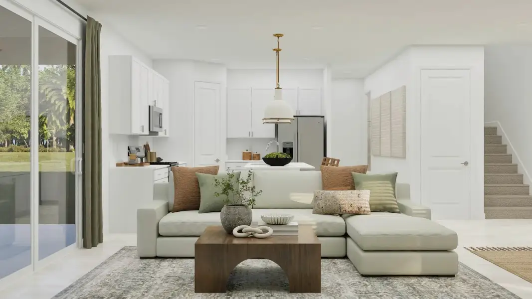 Representative furnished interior of a home built from the Jupiter by Lennar in Tuckers Cove at Babcock Ranch, Punta Gorda (Image 5).