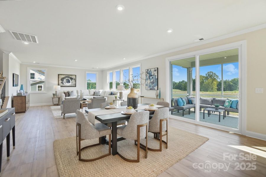 Furnished interior view inside a new home in Blair Place, Monroe (Image 19).