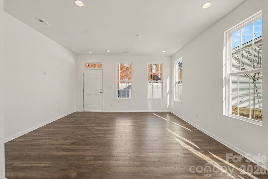 Spacious, unfurnished interior of a new home in , Huntersville (Image 17).