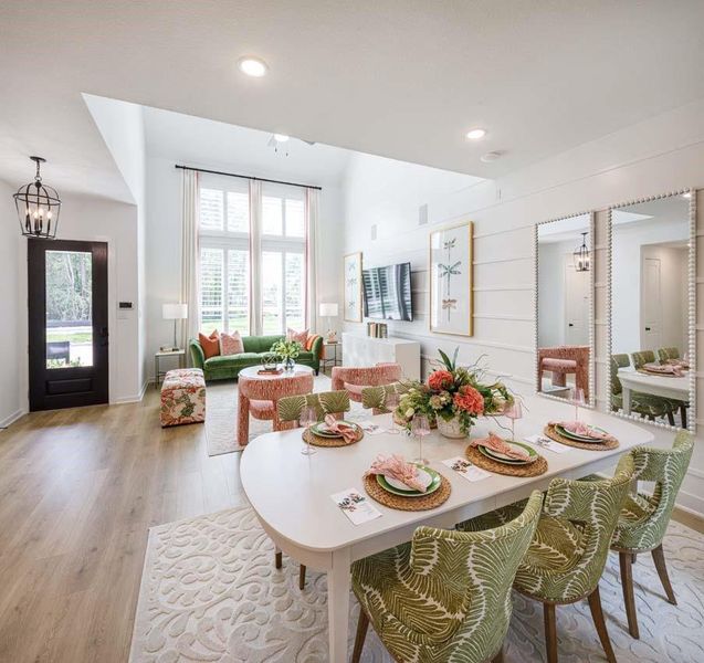 Furnished interior view inside a new home in Woodforest Townhomes, Montgomery (Image 24).