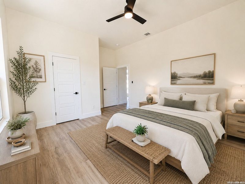 Furnished interior view inside a new home in , Bulverde (Image 13).