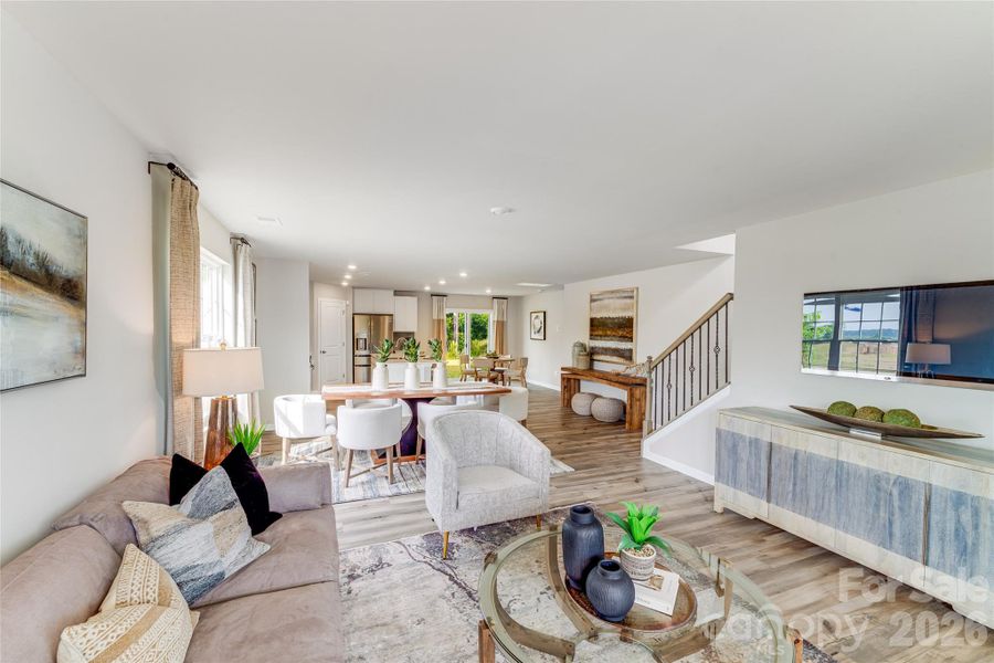 Furnished interior view inside a new home in Walkers Mill, Edgemoor (Image 24).
