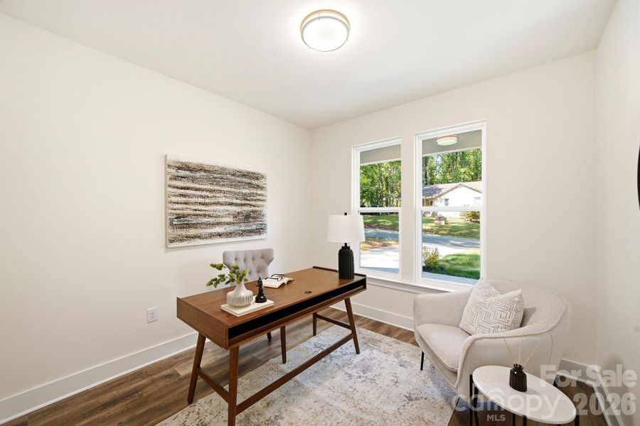Furnished interior view inside a new home in , Charlotte (Image 5).