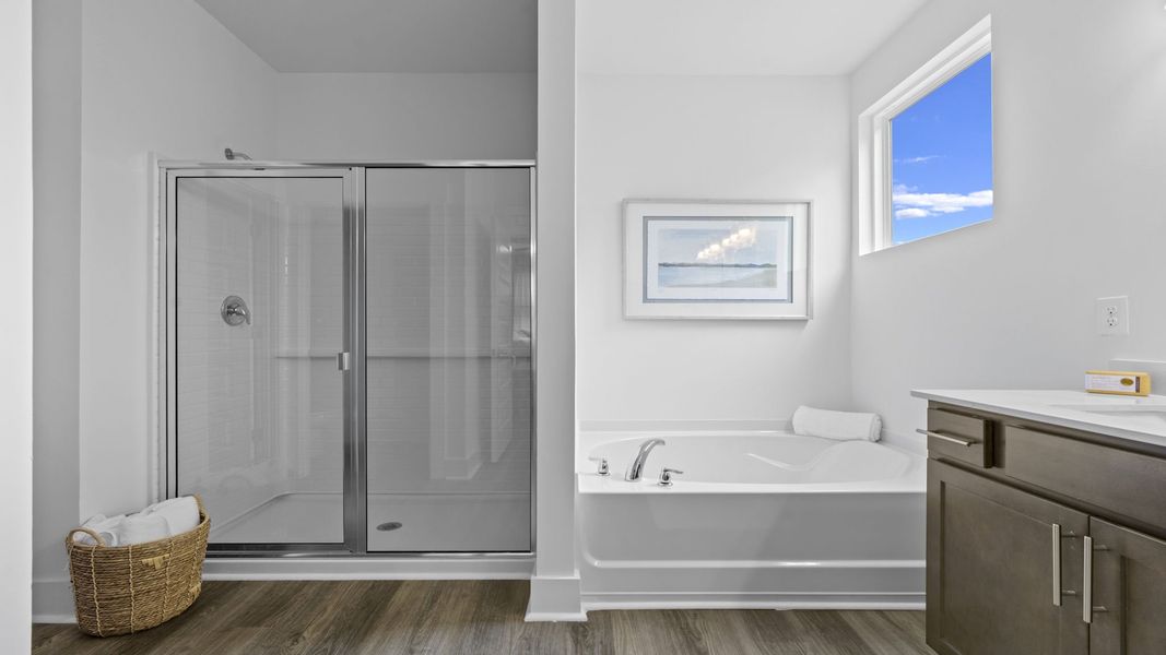 Furnished interior view inside a new home in The Pines at New Hampstead, Savannah (Image 13).