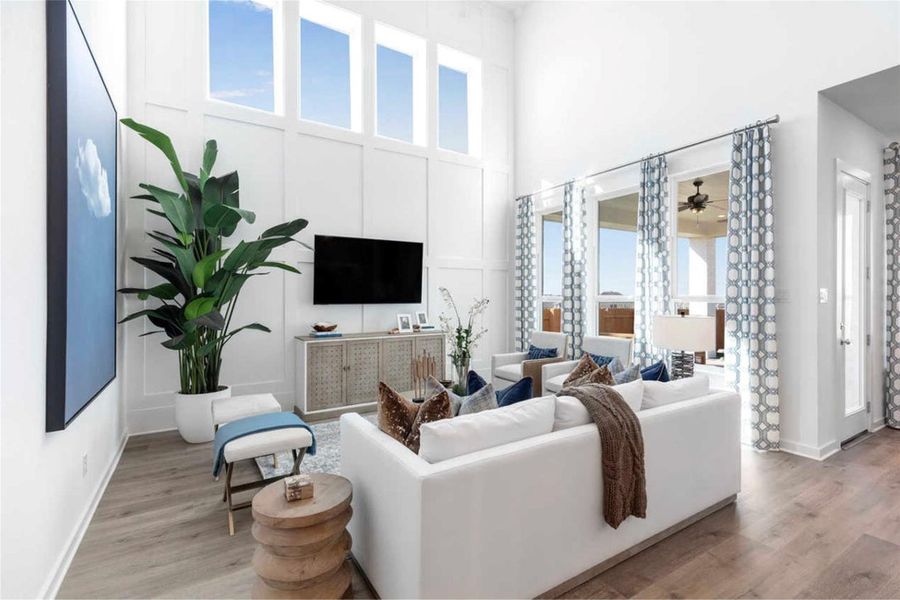 Virtually Staged - Family Room Virtually Staged - Family Room