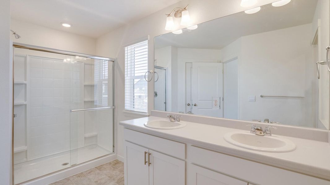 Furnished interior view inside a new home in Spring Valley Ranch, Elizabeth (Image 10).