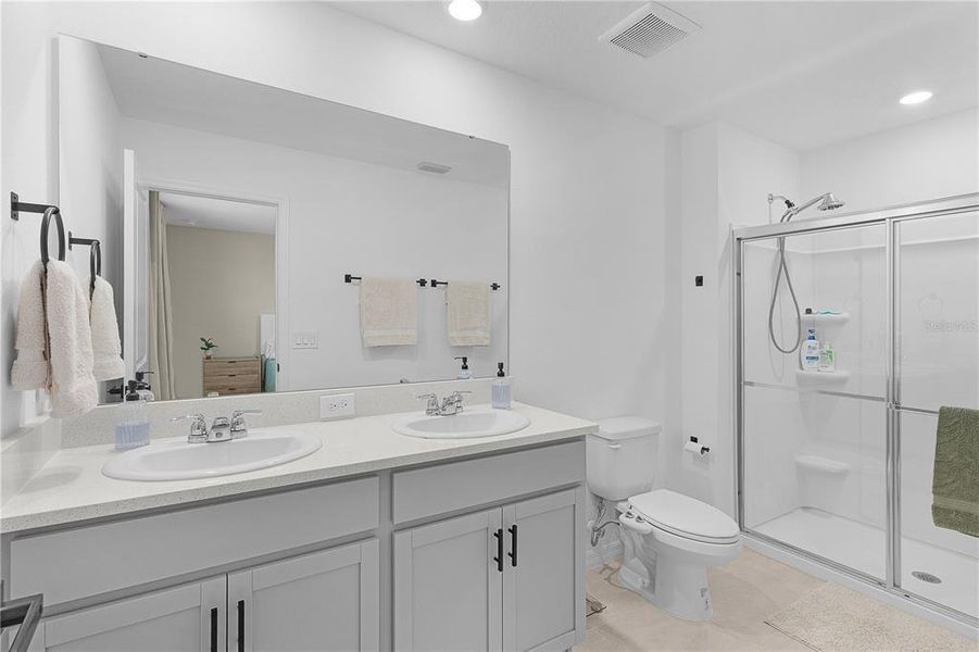 Furnished interior view inside a new home in Waterstone, Groveland (Image 35).