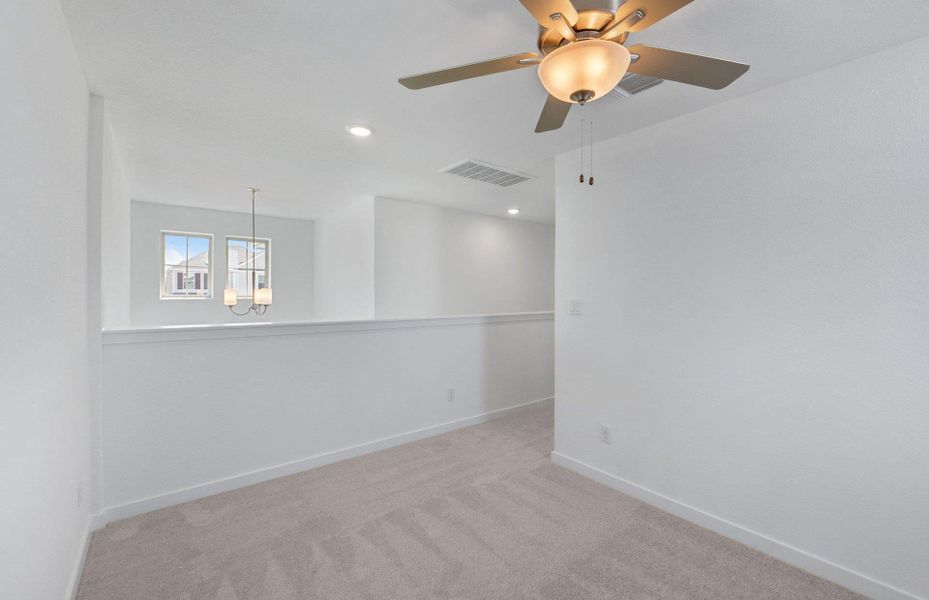 Spacious, unfurnished interior of a new home in Santa Rita Ranch, Liberty Hill (Image 12). Spacious, unfurnished interior of a new home in Santa Rita Ranch, Liberty Hill (Image 12).
