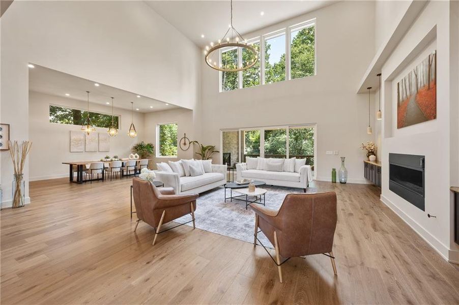 Furnished interior view inside a new home in , Sandy Springs (Image 8).