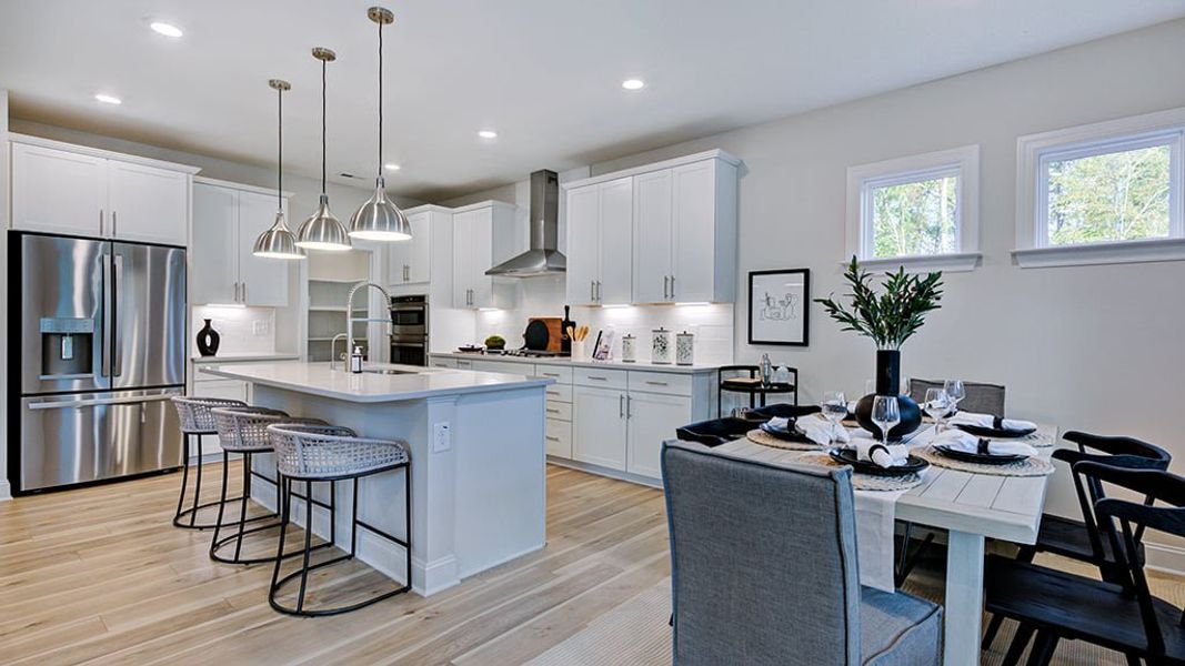 Representative furnished interior of a home built from the Sheridan by Taylor Morrison in Eagle Trace, Wendell (Image 10).