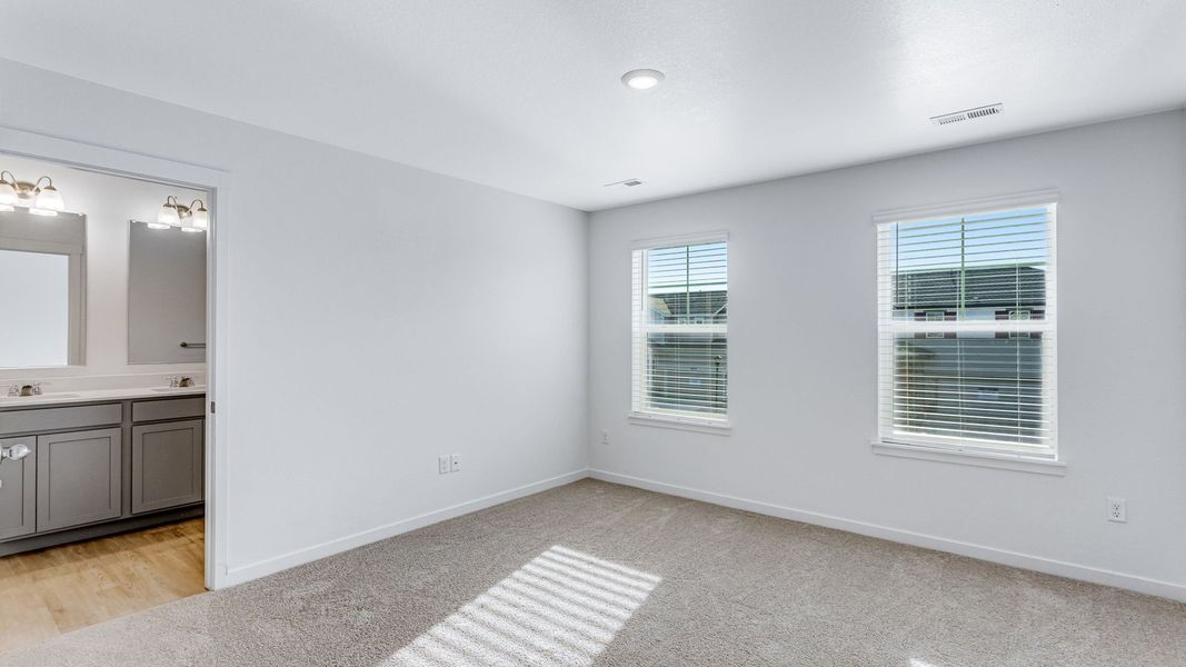 Spacious, unfurnished interior of a new home in Revere at Johnstown, Johnstown (Image 28). Spacious, unfurnished interior of a new home in Revere at Johnstown, Johnstown (Image 28).
