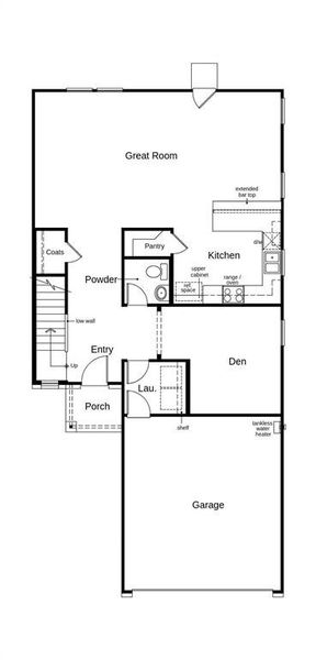 This floor plan features 3 bedrooms, 2 full baths, 1 half bath, and over 2,200 square feet of living space.