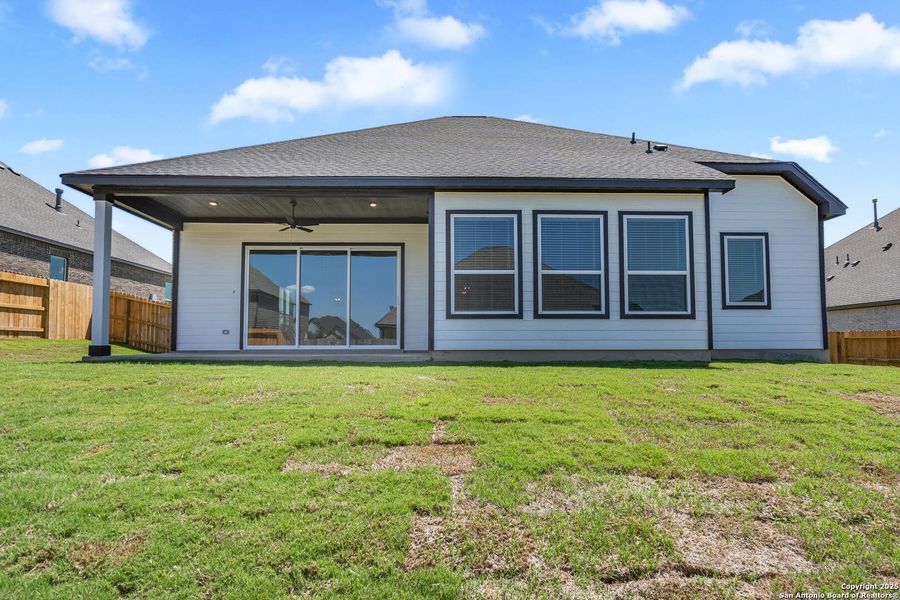 Exterior details and patio area of a home in , Castroville (Image 2). Exterior details and patio area of a home in , Castroville (Image 2).