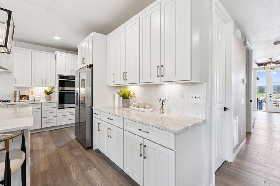 Representative furnished interior of a home built from the Silverton by Landsea Homes in Highlands Preserve, Mead (Image 30).