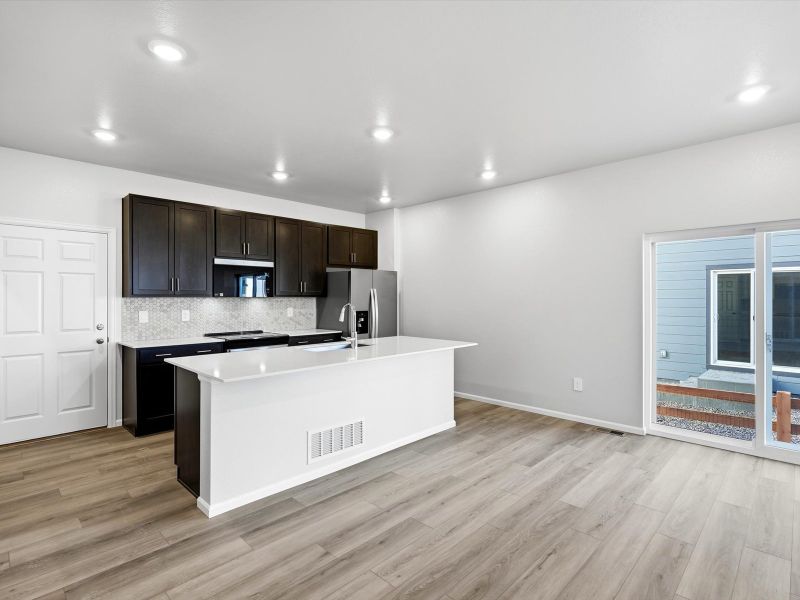Furnished interior view inside a new home in York Station, Thornton (Image 4). Furnished interior view inside a new home in York Station, Thornton (Image 4).