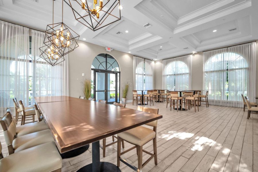 Furnished interior view inside a new home in , Ave Maria (Image 4).